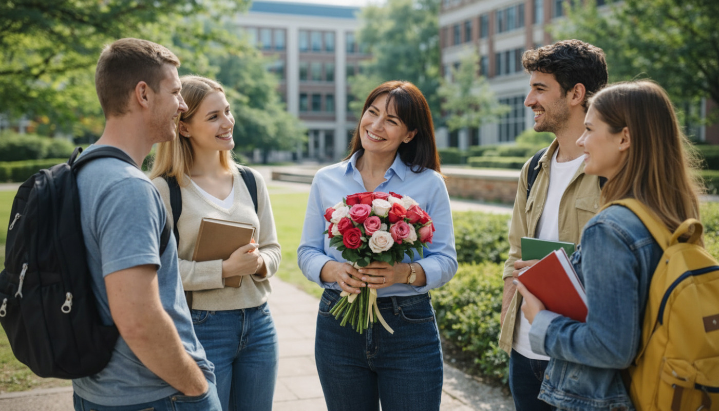Consegna fiori nelle Accademie e istituti universitari di Milano